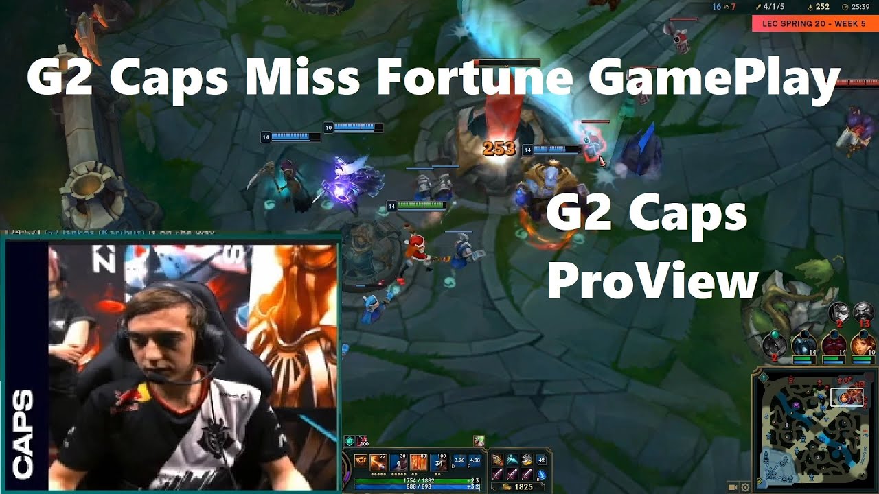 [ G2 Caps Pro View ] POV G2 vs XL LEC Spring 2020 Caps Miss