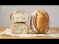 【家事の合間でも】捏ねないお手軽パン! ごまクッペの作り方 How to Make coupe with sesame