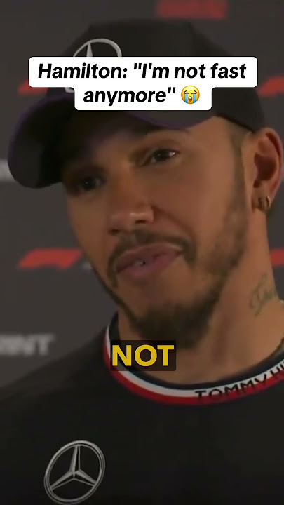 Lewis Hamilton says: 'I'm definitely not fast anymore' #f1 #lewis #hamilton #qatar #interview