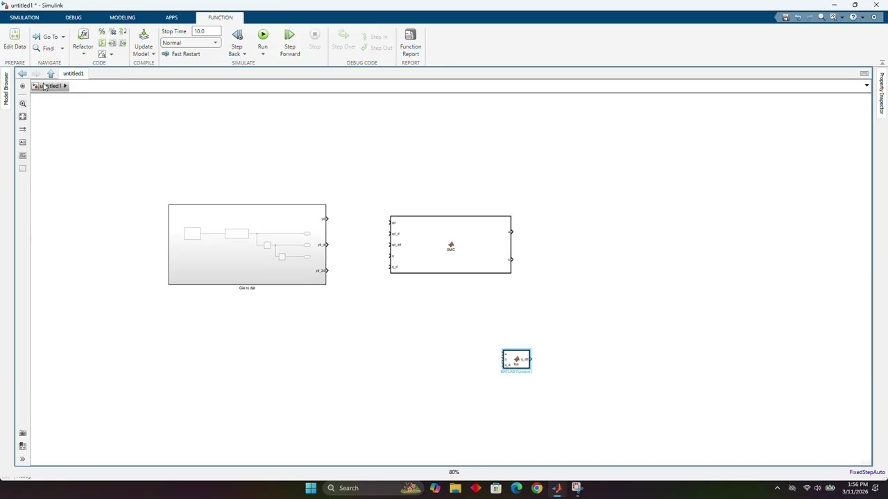 SỬ DỤNG MATLAB SIMULINK ĐỂ MÔ PHỎNG BỘ ĐIỀU KHIỂN TRƯỢT