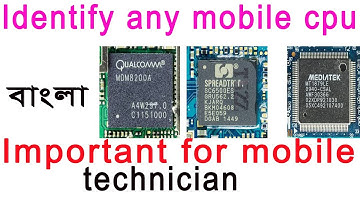How to know about a mobile cpu (MTK,SPD,QUALCOMM)