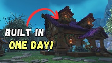 What I made in JUST 24 HOURS... | WoW Player Housing