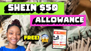 Shein $50 Allowance Tutorial | How to Get Free Items Worth $50 on Shein #freebies #shein #tutorial