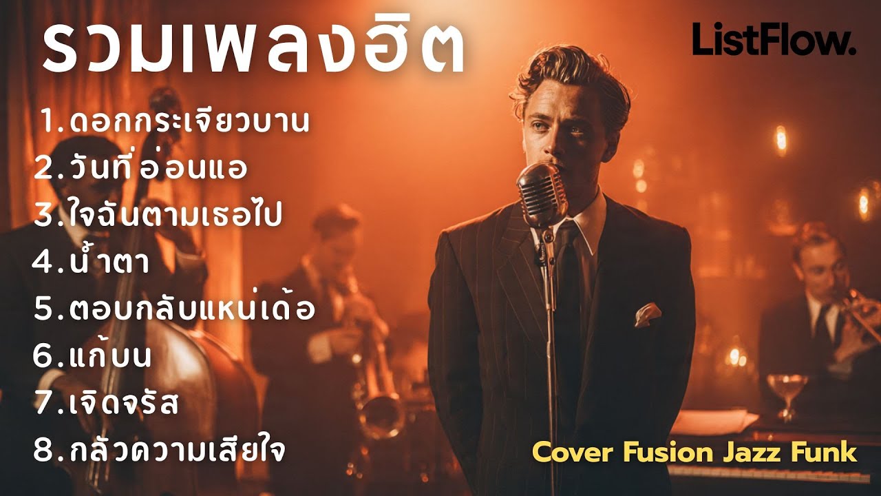 รวมเพลงฮิต TikTok Cover Fusion Jazz  | ฟังยาวๆ ชิลไม่เบื่อ | ListFlow Vol.6