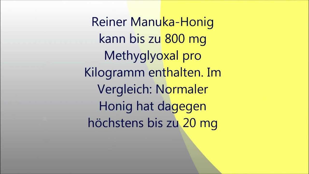Manuka Honig - was macht seine Wirkung so besonders? - YouTube