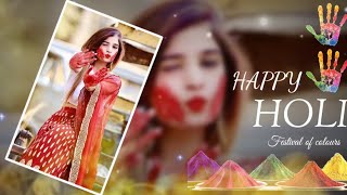 Happy Holi  special video Editing Kindmaster | Special Holi video editing tutorial | screenshot 4