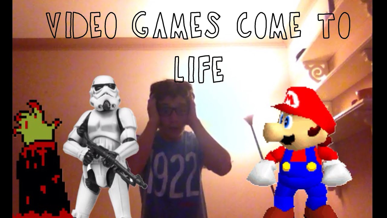 ALL MY VIDEO GAMES COME TO LIFE!! YouTube