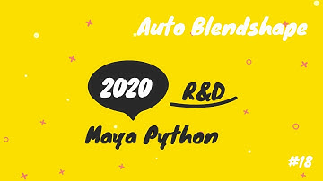MayaPython R&D 2020 #mayapythonreel #mayapython #blendshape #rigging #expression #Reel #mayaPython