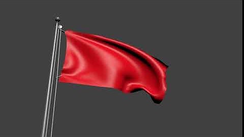 Blender Flag animation test 2