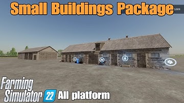 Small Buildings Package  / FS22 mod for all platforms