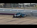 David Malukas Wrecks Hard After Contact | 2025 INDYCAR at Nashville