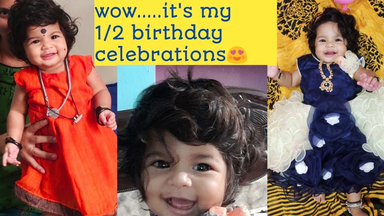 My angel's half birthday celebrations || party time || fun with family || meetho konni muchatlu