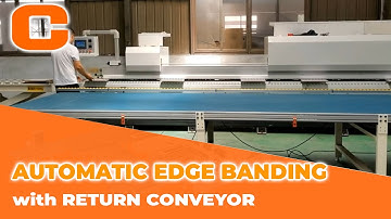 Automatic Edge Banding Machine With Return Conveyor | Cabinetmaster CNC