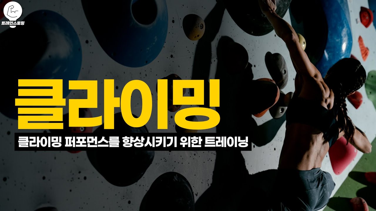 클라이밍의 독특한 생체역학적 특성과 근력 트레이닝 설계(볼더링)