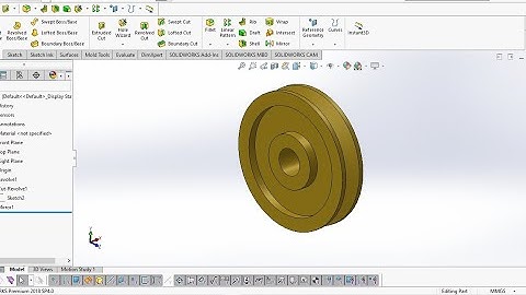 How to Create Vee Grove Pulley in Solid works|| SOLIDWORKS Tutorial for Beginners