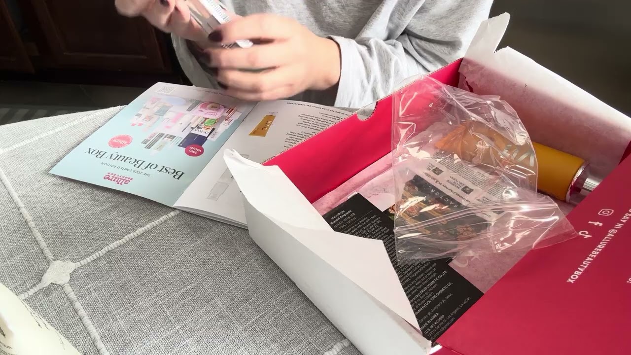 Allure beauty box asmr unboxing
