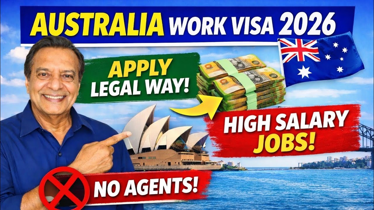 Australia Work Visa 2026 🇦🇺 | Skilled & Non Skilled Jobs | Legal Apply Process (Urdu Hindi )
