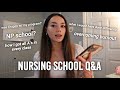 NURSING SCHOOL Q&amp;A | how to study, what I would’ve done differently, overcoming burnout, &amp; more!