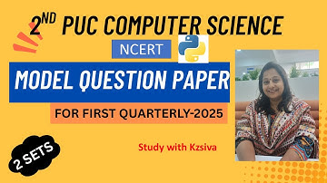 Get Ready to ACE Karnataka Board 2nd PUC Computer Science Model Question Paper 2024-25!