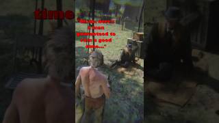 Drunk Arthur Antagonizes Hosea | RDR2 #arthurmorgan #rdr2 #shorts #hoseamatthews #gaming