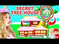 OUR KIDS BUILT A *SECRET* TREE HOUSE ON TOP OF OUR HOUSE IN ADOPT ME! (ROBLOX)