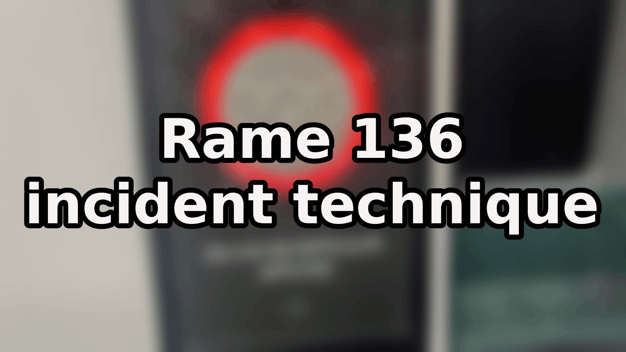 Défaut de la rame 136 à V. d’Ascq – Hôtel de Ville : évacuation et circulation en HLP.