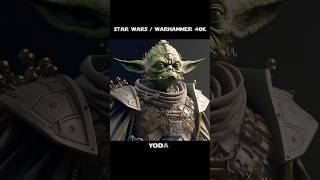 Jedi & Star Wars characters reimagined in Warhammer 40k  #shorts