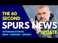 THE 60 SECOND SPURS NEWS UPDATE: Ange on Transfers and Werner, Lankshear Award, Maddison on Boss