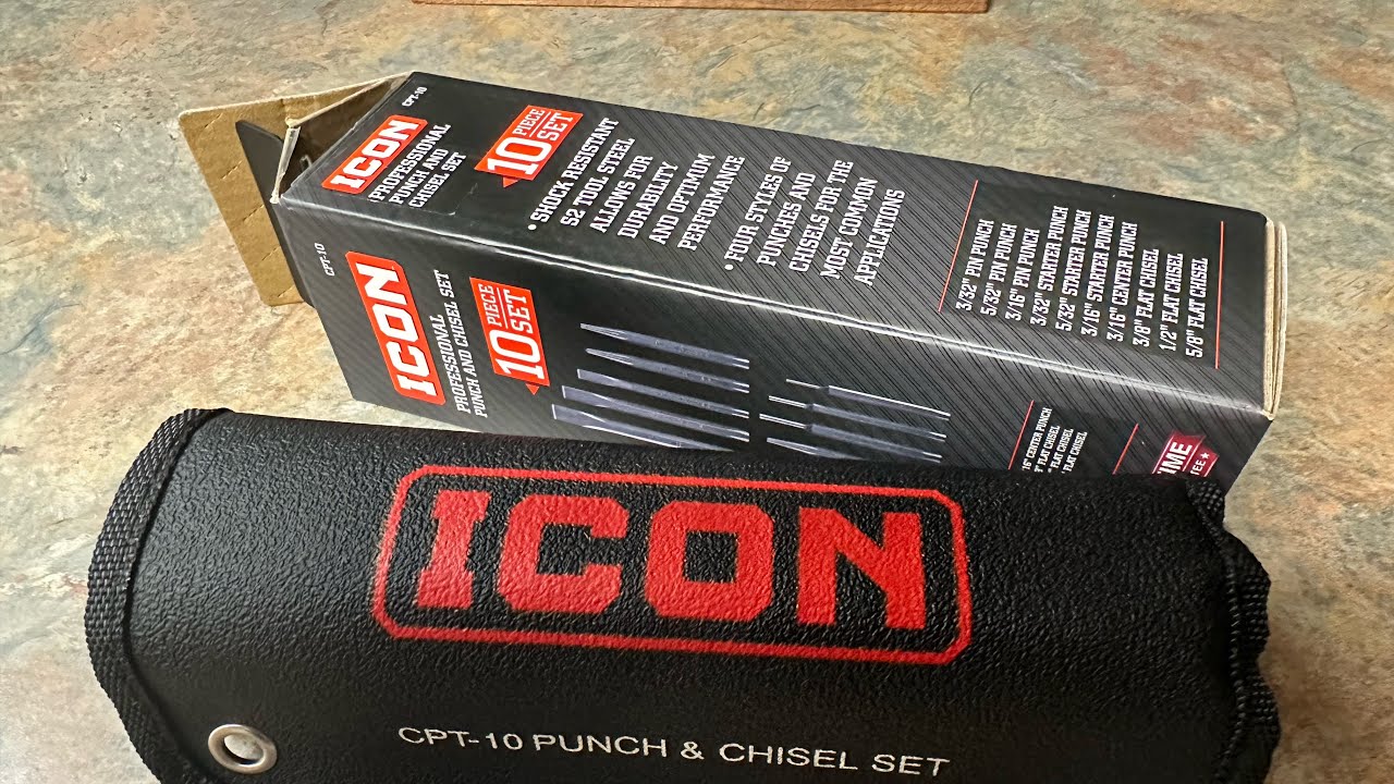 Icon Punch Set ICON Punch & Chisel Set (USA). - YouTube