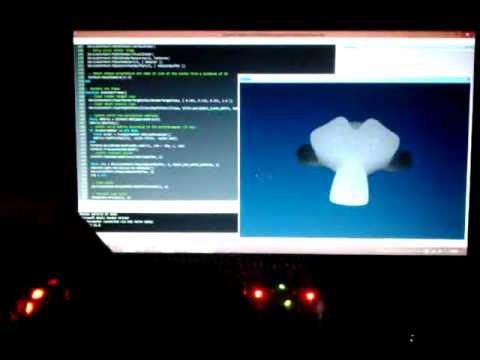 Accelerometer via USB controlling 3D object