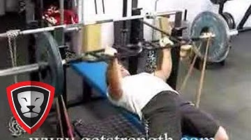 Getstrength.com Pro-Tricep Power Bar with Bands