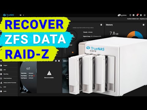 How to Recover Data from a RAID-z Array, ZFS File System, and a NAS with TrueNAS Core