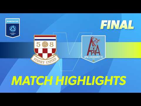 2026 Waratah Cup Final Highlights –Sydney United 58 v APIA Leichhardt — football highlights