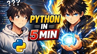 Your First Python Program 🐍 | Like Naruto Uzumaki Learning Rasengan”