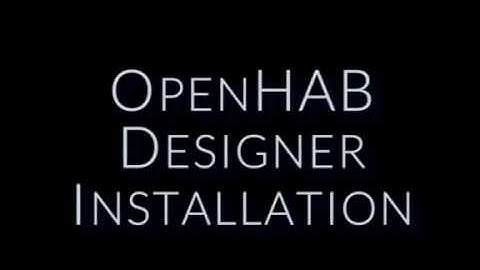 OpenHAB Designer Windows Installation