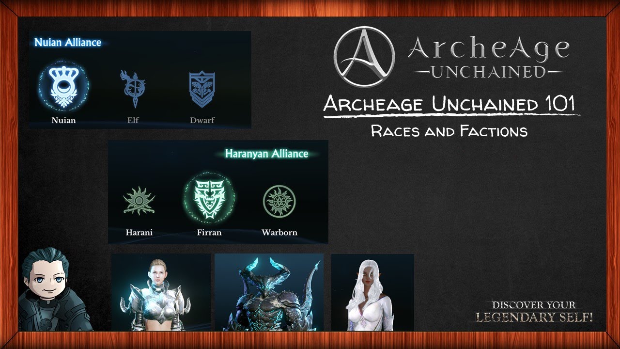 Archeage Unchained 101 - Races and Factions - YouTube