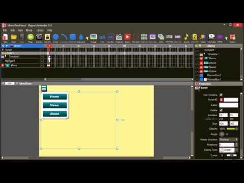 Creating Menus - Hippo Animator 3 Tutorial