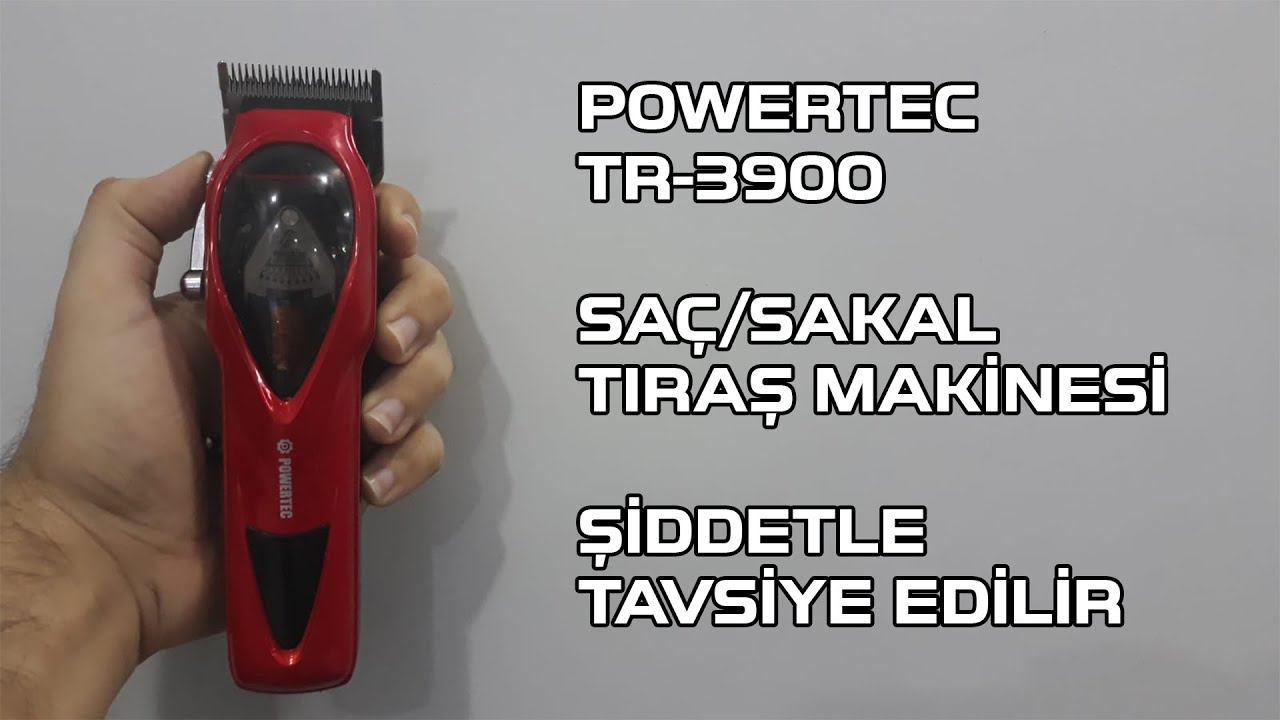 Powertec TR-3900 Tıraş Makinesi Kutu Açılışı