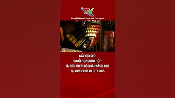 Gấu kẹo dẻo “ngồi họp quốc hội” tái hiện tuyên bố ngân sách Anh tại Gingerbread City 2025