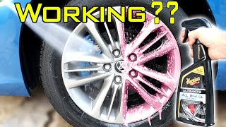 How to clean brake dust without removing wheel/Meguiars all wheel cleaner review/ ALIMECH