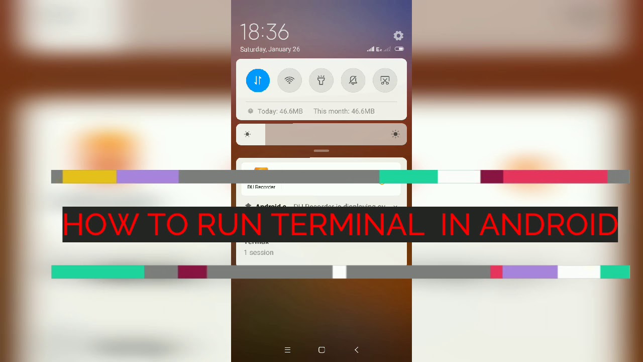 How to open terminal on Android phone - YouTube