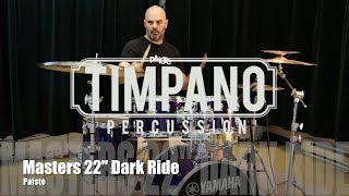 Paiste Masters 22 Dark Ride played by Luc Catellier