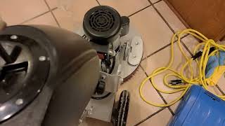 Cleaning Tile and grout with the Orbot Vibe