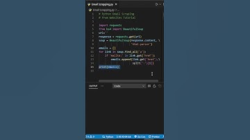 Quick and Easy Python Email Scraping Tutorial #PythonEmailScraping #programming #python #shorts
