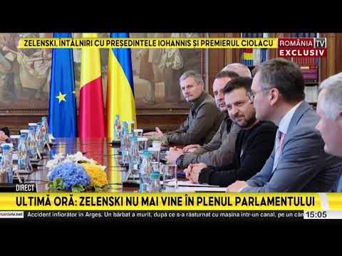 Diana Șoșoacă a făcut circ în parlamentul României în așteptarea lui Zelenski
