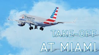 FSX American Airlines Take-Off at Miami |  Aerosoft A319