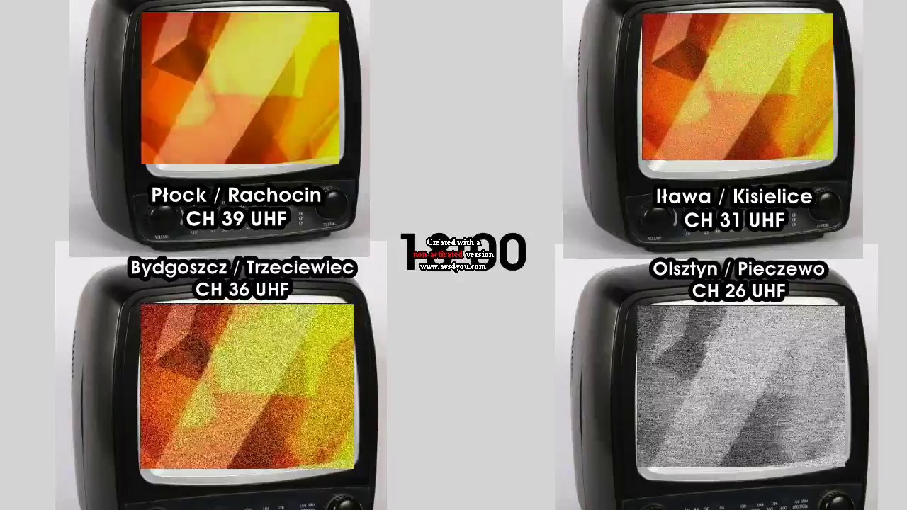 Przełączenia z Dwójki na pasmo lokalne z różnych nadajników (remake)