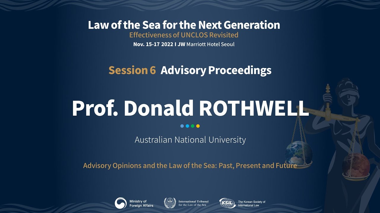 [7th ICLS] Session 6 | Prof. Donald ROTHWELL - YouTube