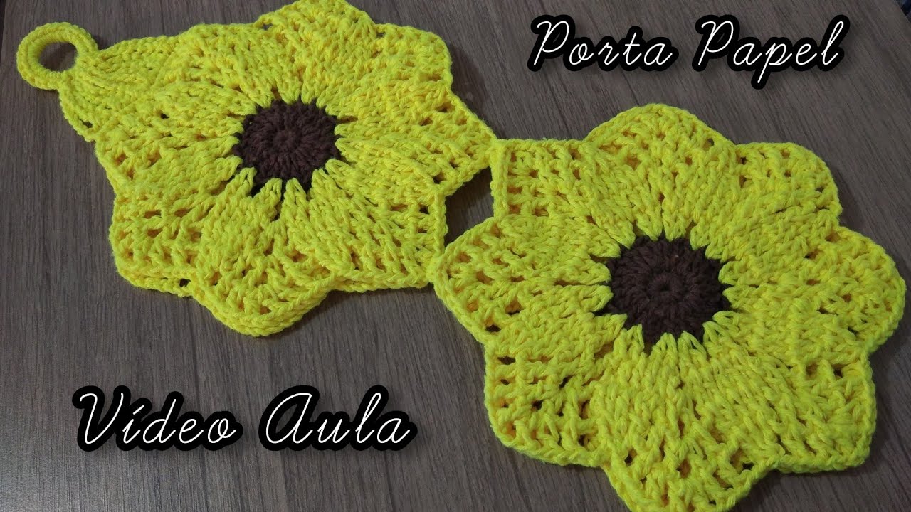 🌻 Porta Papel Higiênico  Jogo de Banheiro Girassol _  Todas as peças do jogo na descrição do vídeo