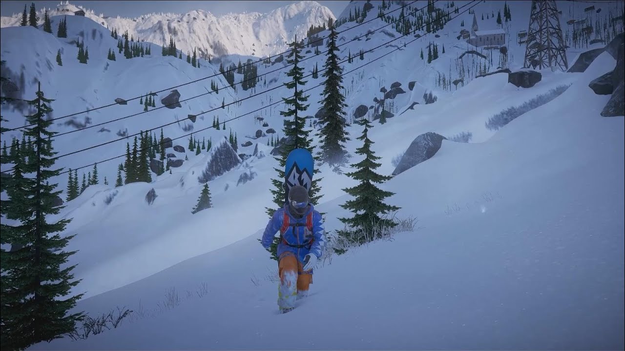 Steep Gameplay Video Half SBS 3D VR Parallel View